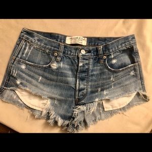 AF hi rise festival shorts size 6